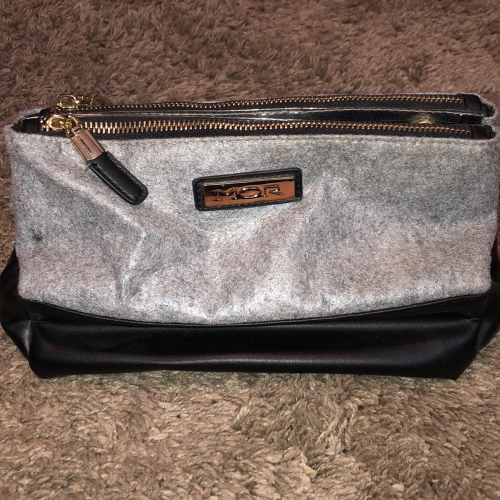 Three compartment make-up bag